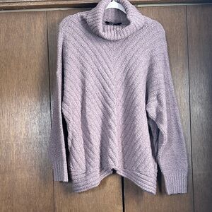 Simply Vera Vera Wang Women's Mauve Turtleneck Sweater plus size 2x